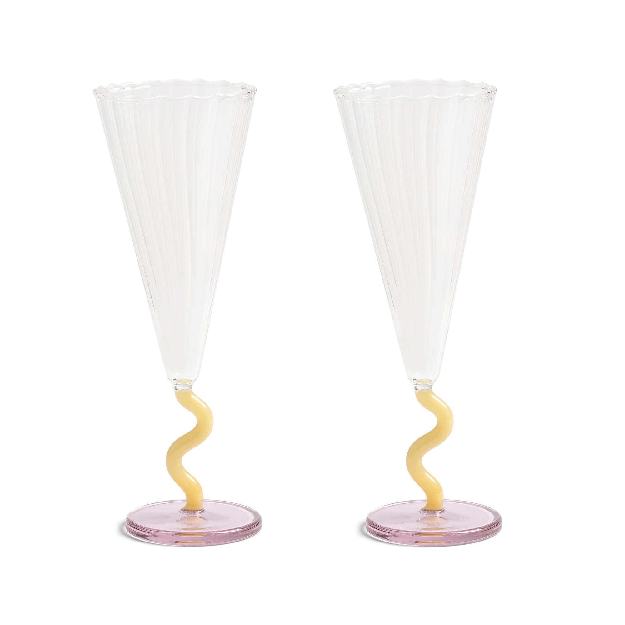 &klevering - Flute Champagnerglas