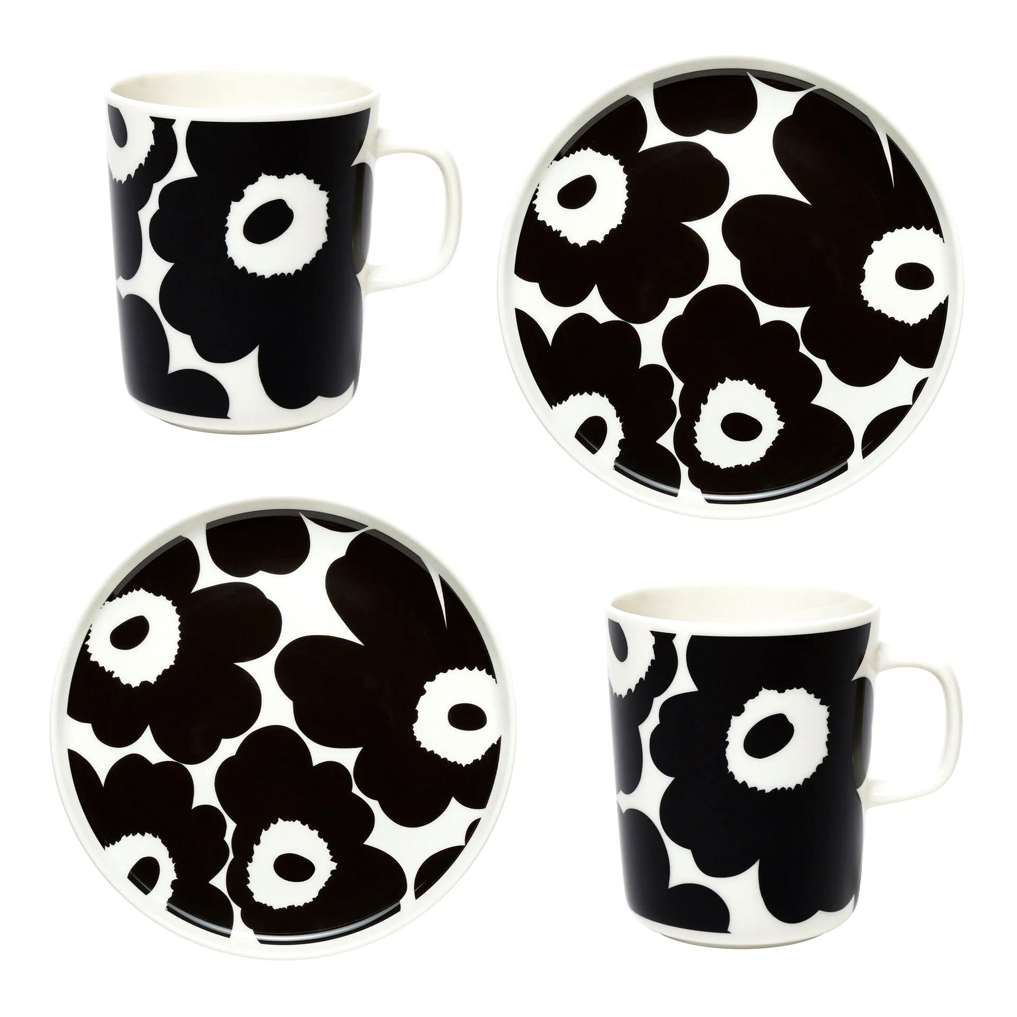Marimekko - Oiva Unikko Geschirr-Set