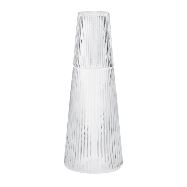 Stelton - Pilastro Karaffe mit Glas