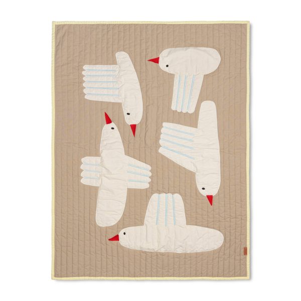 Ferm Living - Bird Quilted Decke