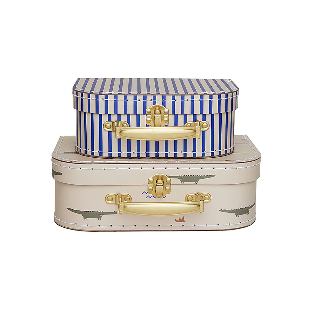 OYOY Mini - Mini-Koffer Toucan & Stripe