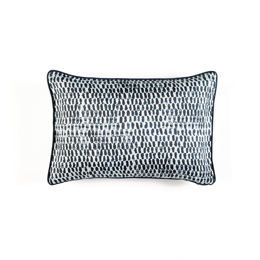 Élitis Kissen Soria, noir (blau-schwarz)