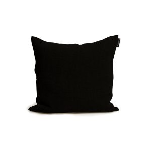 Lovely Linen Kissen Rustic aus Leinen Schwarz