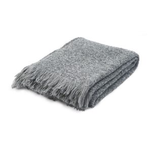 LUIZ, Cashmere-Decke Hanny, 140x180, grey
