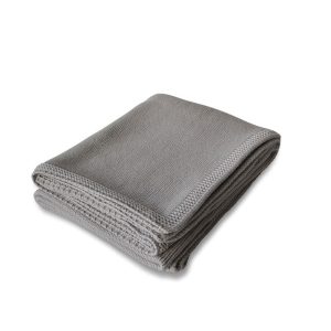 LUIZ, Cashmere-Decke Memoire, 140x200, smoke