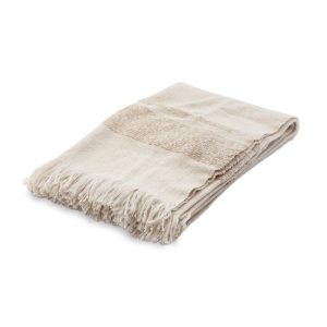 LUIZ, Merinowoll-Decke Thea, 140x220, natural