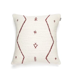 Scapa Home, Kissen Berber, Off White-Burgundy