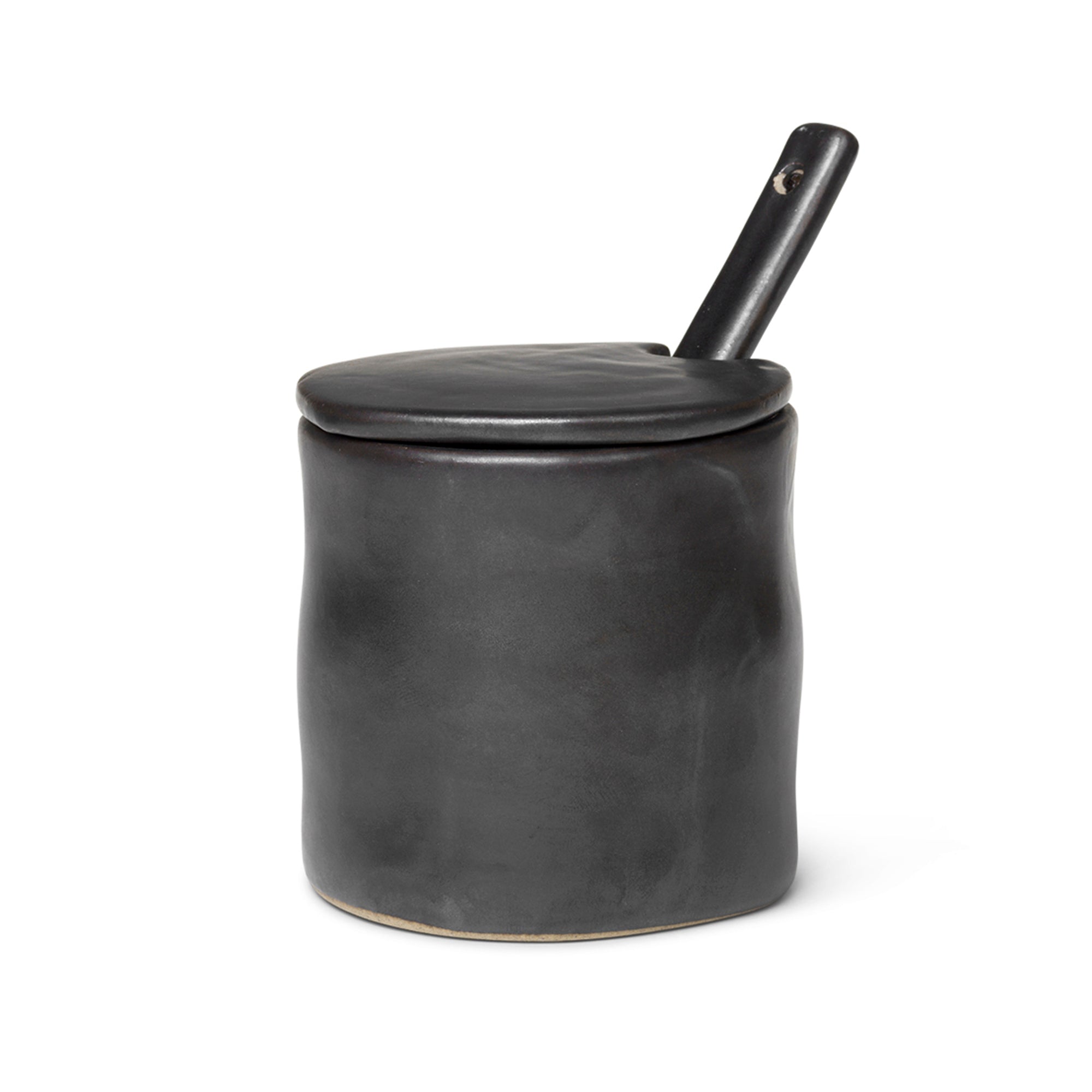 Ferm Living - Flow Marmeladenglas mit Löffel