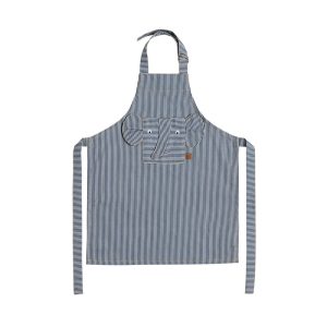 OYOY Mini - Striped Denim Elephant Schürze