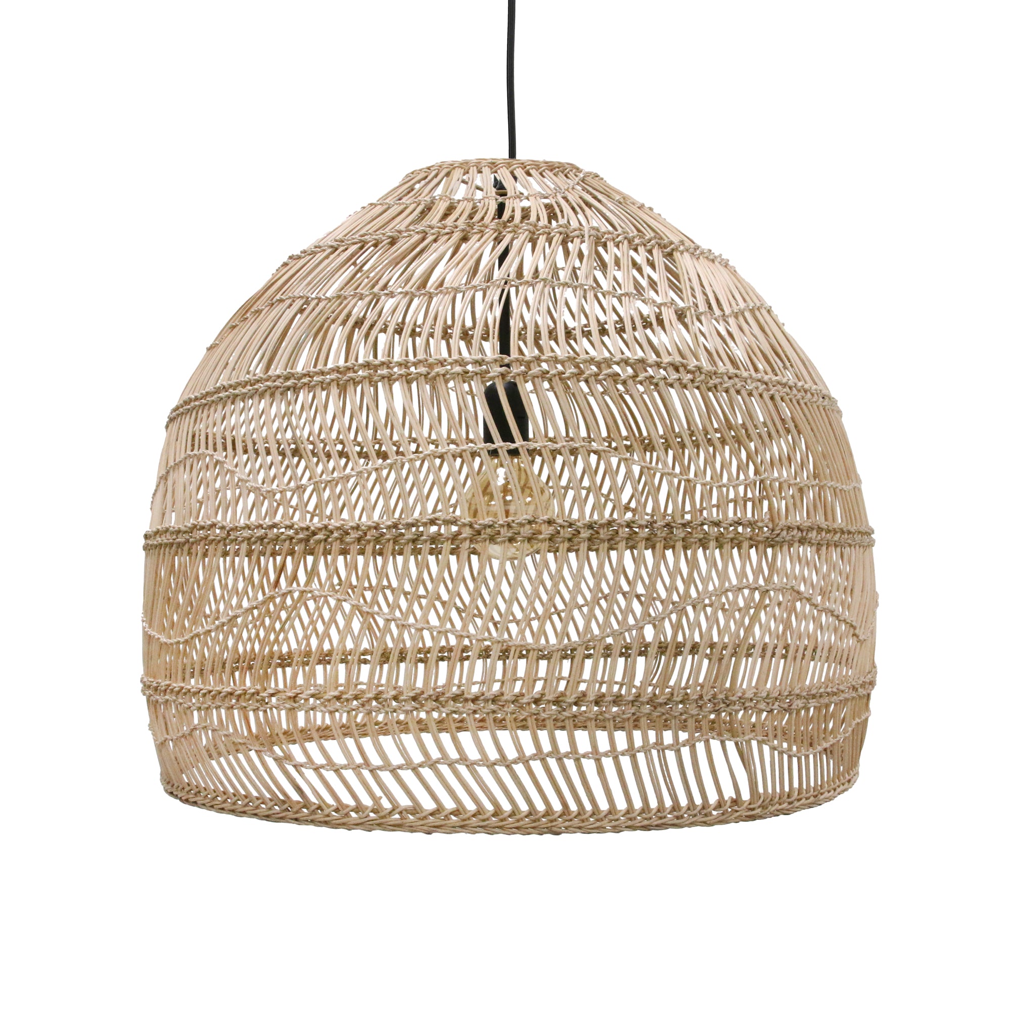 HKliving - Wicker Pendelleuchte