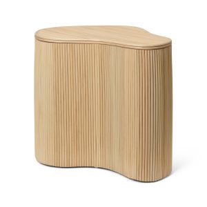 Ferm Living - Isola Rattan Aufbewahrungstisch