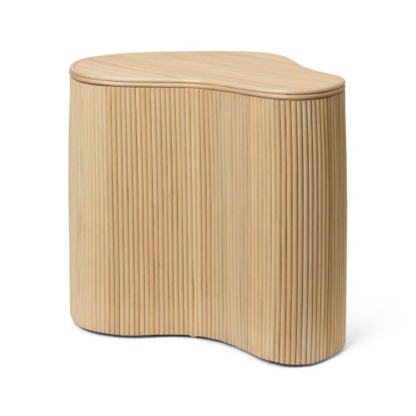 Ferm Living - Isola Rattan Aufbewahrungstisch