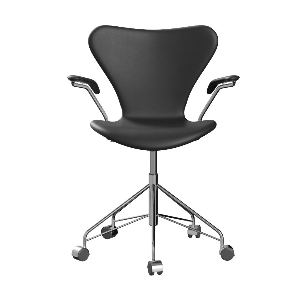 Fritz Hansen - Serie 7 Bürostuhl Leder