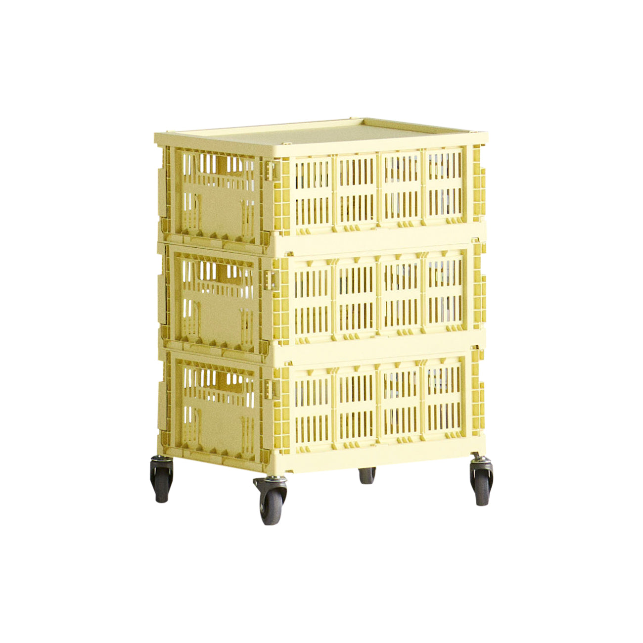 HAY - Colour Crate Beistelltisch auf Rollen, medium