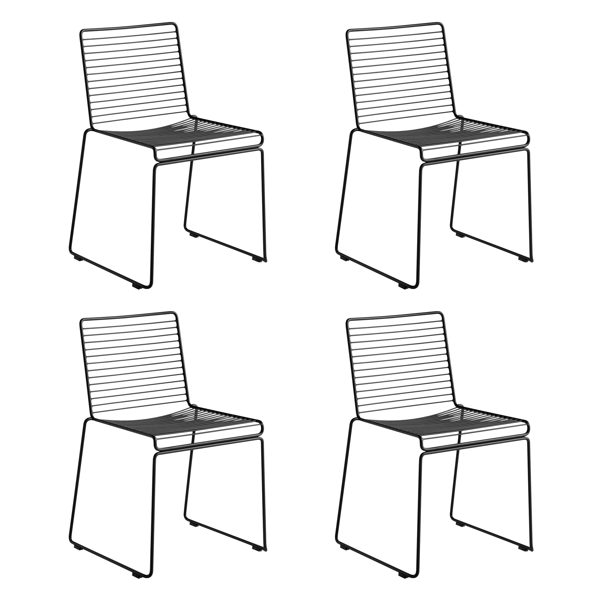 HAY - Hee Dining Chair (4er-Set)