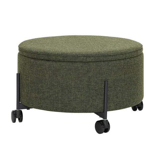 Hübsch Interior - Contain Pouf mit Rollen