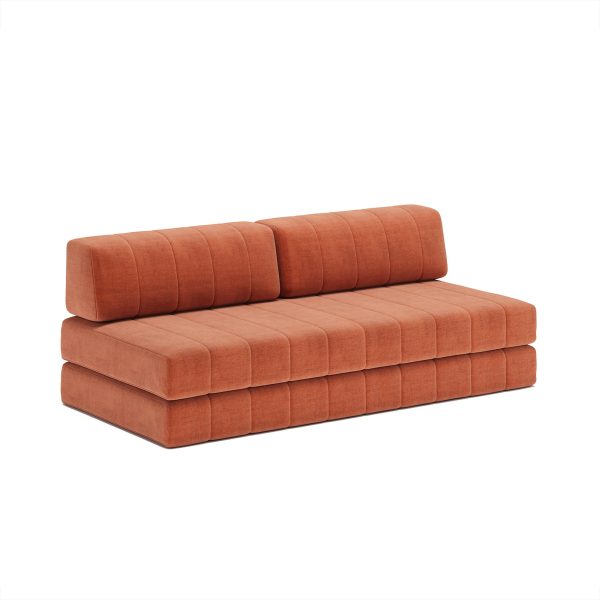 Innovation Living - Cozypad Schlafsofa, 2 gerade Rückenkissen
