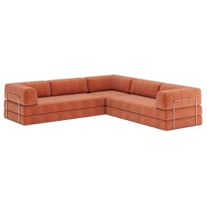 Innovation Living - Cozypad Schlafsofa & Pouf mit Rückenpolster / Armlehne