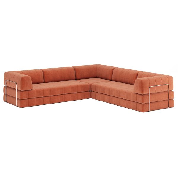 Innovation Living - Cozypad Schlafsofa & Pouf mit Rückenpolster / Armlehne