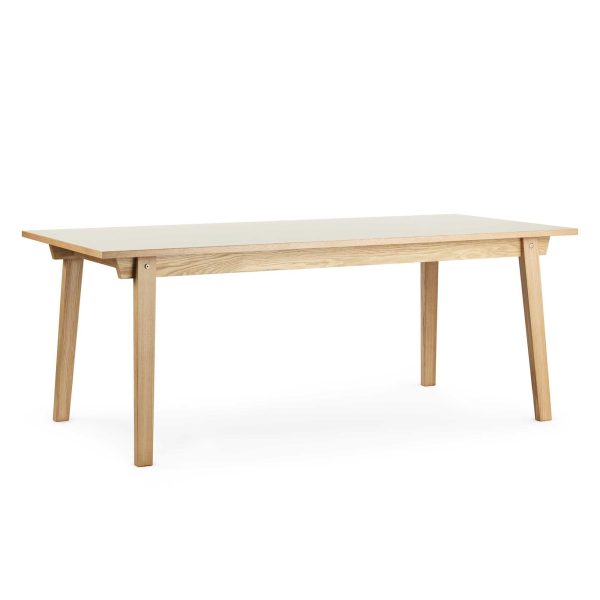 Normann Copenhagen - Slice Tisch Linoleum 84 x 160 cm