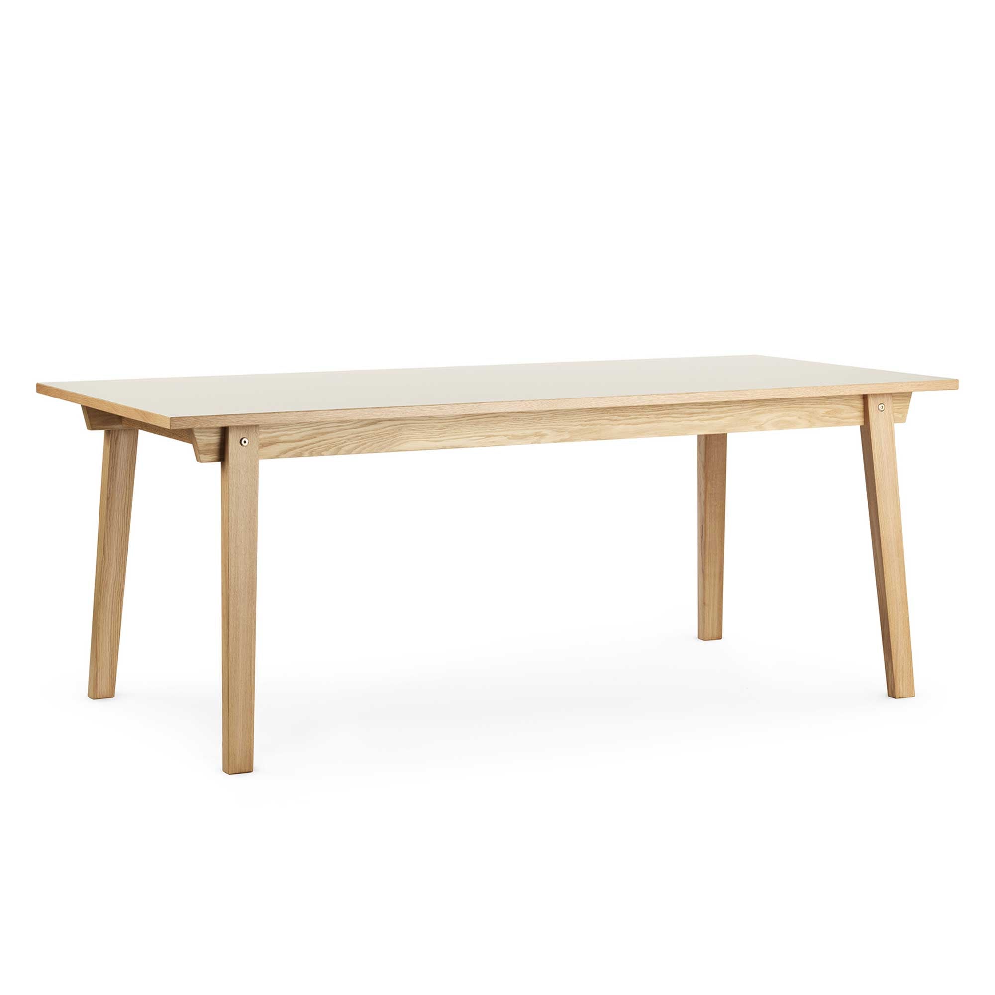 Normann Copenhagen - Slice Tisch Linoleum 84 x 160 cm