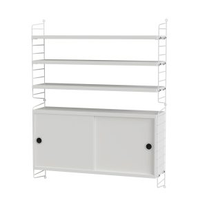 String - Wandregal mit Schrank