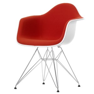 Vitra - Eames Plastic Armchair DAR mit Vollpolster