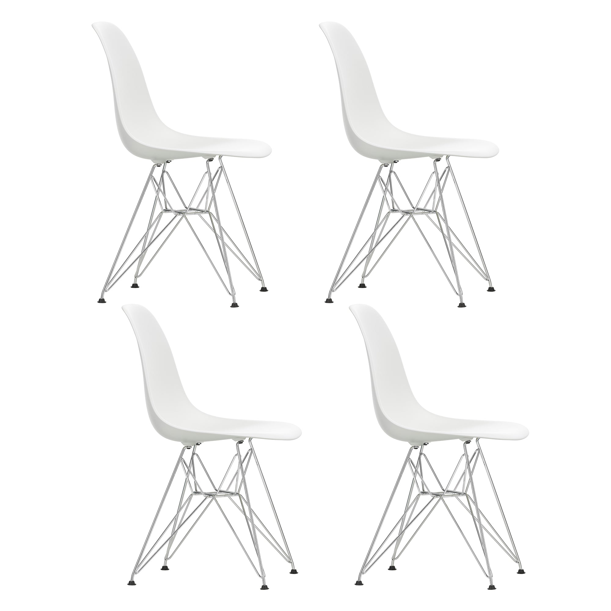 Vitra - Eames Plastic Side Chair DSR Set
