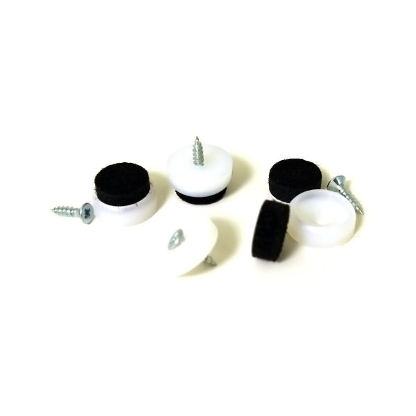 Vitra - Filzgleitersatz für Plastic Chair DSW / DAW, 4er-Set
