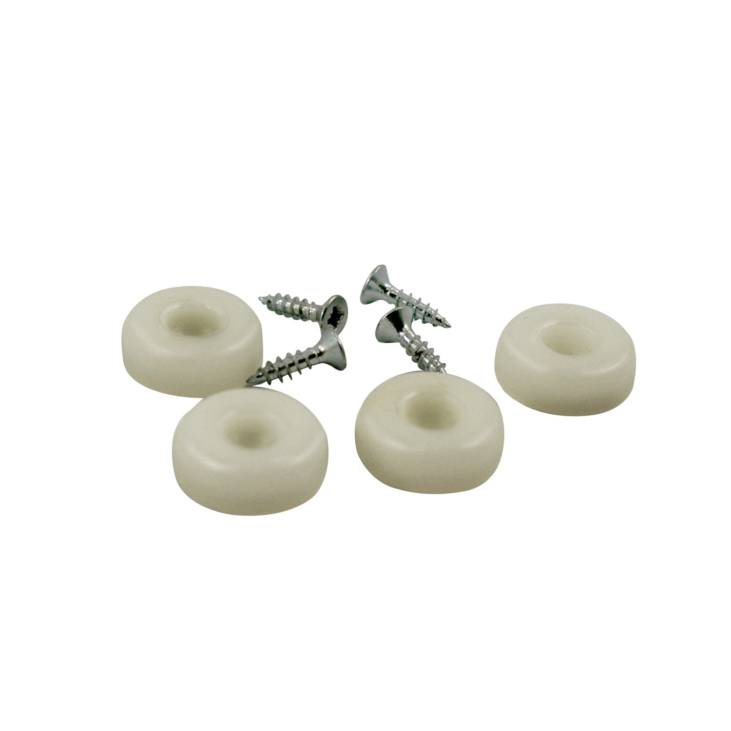 Vitra - Kunststoffgleitersatz für Plastic Chair DSW / DAW, 4er-Set