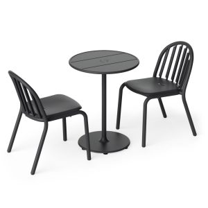 Fatboy - Fred's Outdoor Tisch Ø 60 cm + Stuhl (2er Set)