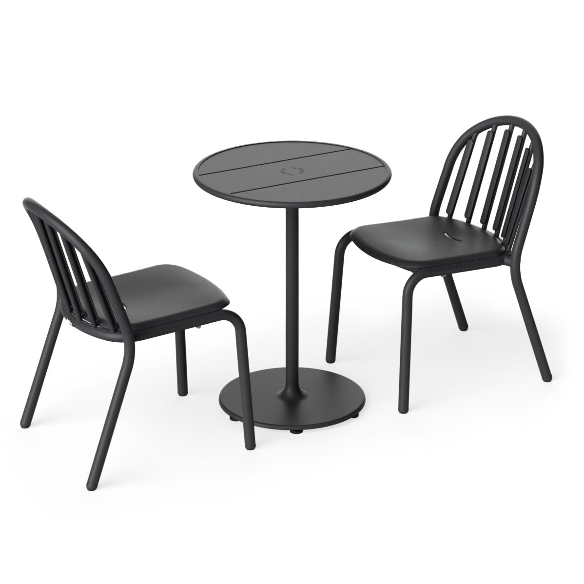 Fatboy - Fred's Outdoor Tisch Ø 60 cm + Stuhl (2er Set)