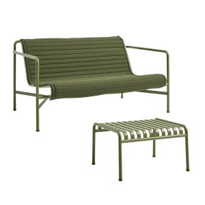 HAY - Palissade Lounge Sofa mit Quilted Cushion