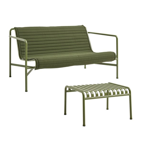 HAY - Palissade Lounge Sofa mit Quilted Cushion