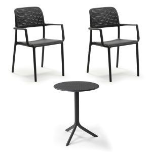 Nardi - Bora Armlehnstuhl (2x) + Step Tisch
