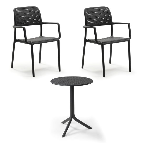 Nardi - Bora Armlehnstuhl (2x) + Step Tisch