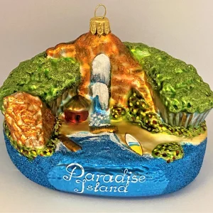 Impuls Paradies Insel mit Wasserfall