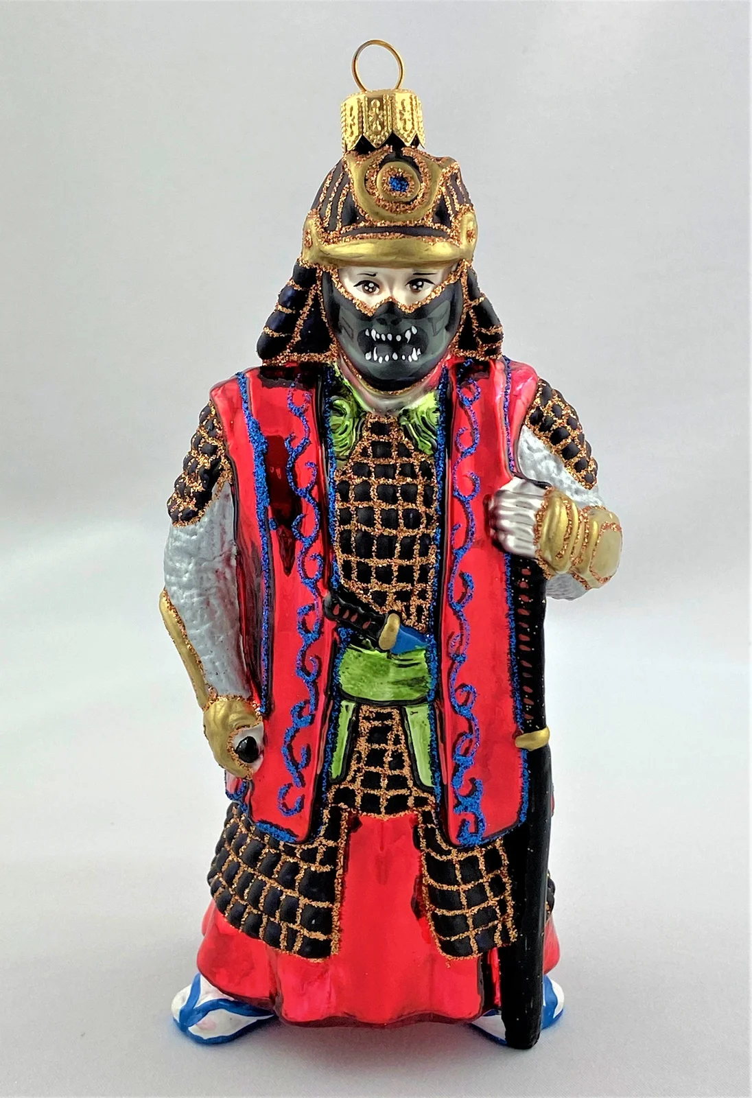 Koronex Japanischer Samurai Krieger in rotem Gewand