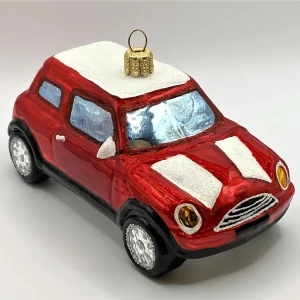 Impuls Roter Mini Cooper mit weissem Dach