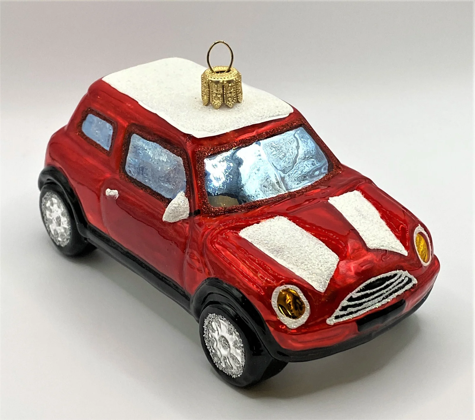 Impuls Roter Mini Cooper mit weissem Dach