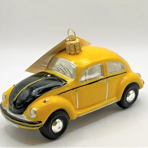 Hanco VW-Käfer Cabrio gelb, mit schwarzer Motorhaube