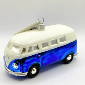 Hanco VW-Bus blau mit weissem Dach