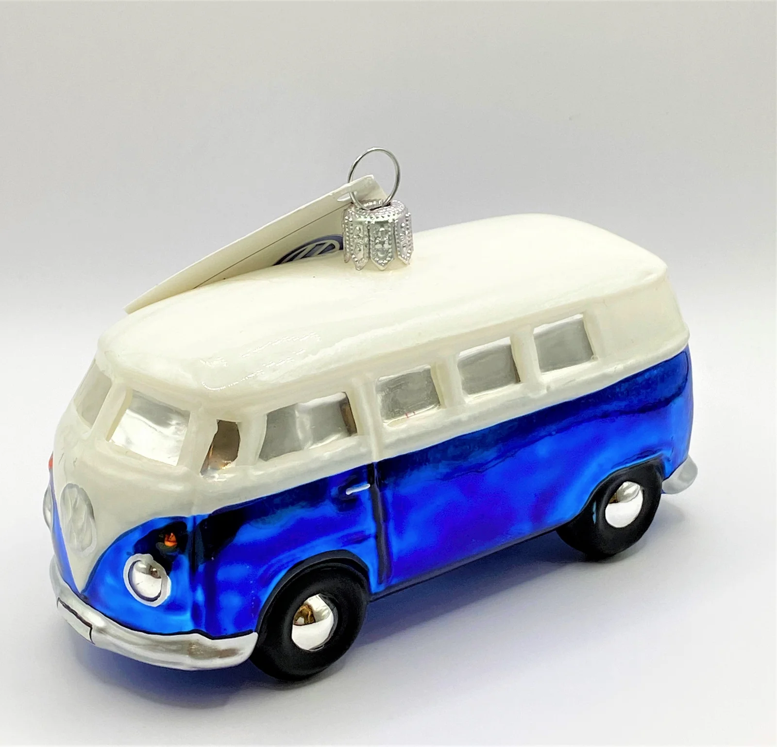 Hanco VW-Bus blau mit weissem Dach
