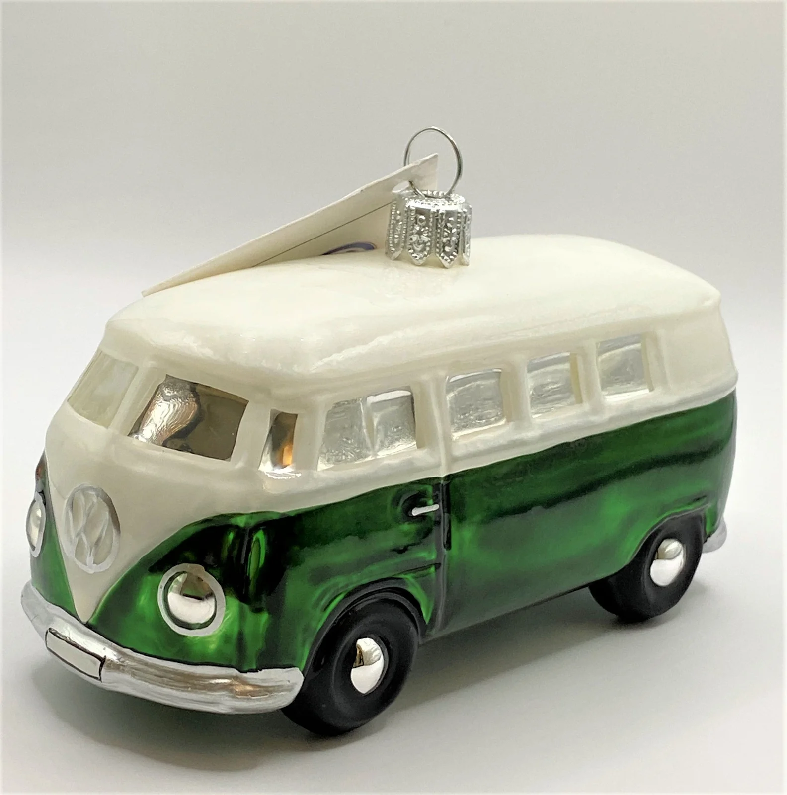 Hanco VW-Bus grün mit weissem Dach