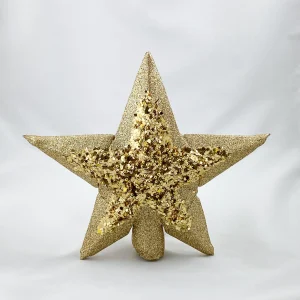 Dagmara Christbaum-Sternen-Spitze gold
