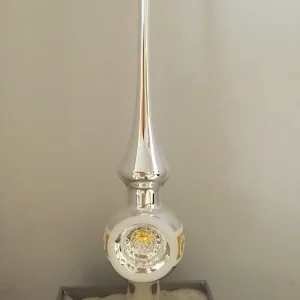Dummy Kleine Spitze mit Reflex gold/weisses Dekor