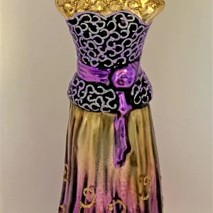 GMC Langes schmales dunkel violettes Kleid