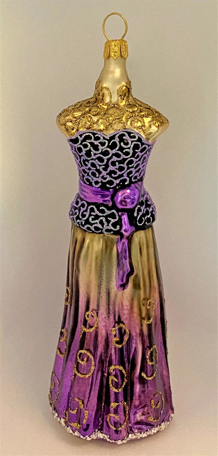 GMC Langes schmales dunkel violettes Kleid
