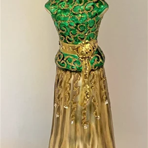GMC Langes schmales dunkelgrünes Kleid