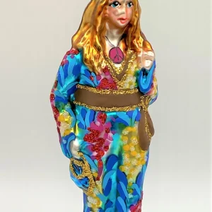 Wiktoria Hippie Frau in Flower Power Look